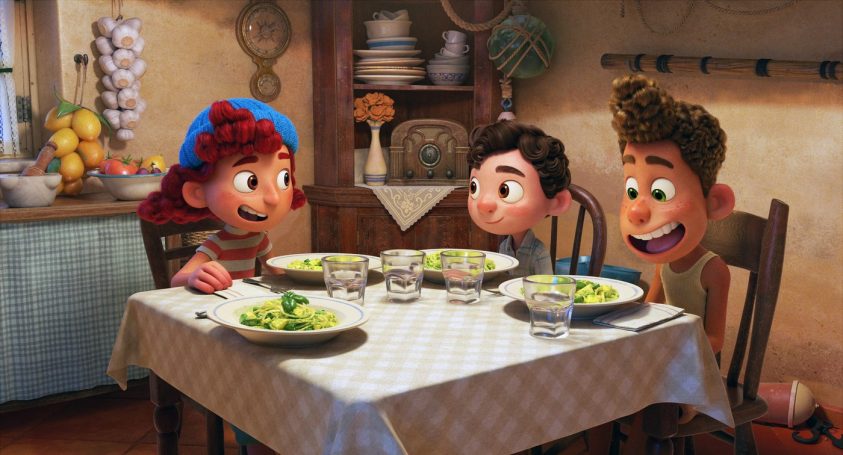 Testenine z okusnim pestom in stročjim fižolom iz filmske uspešnice "Luca". Foto: Profimedia