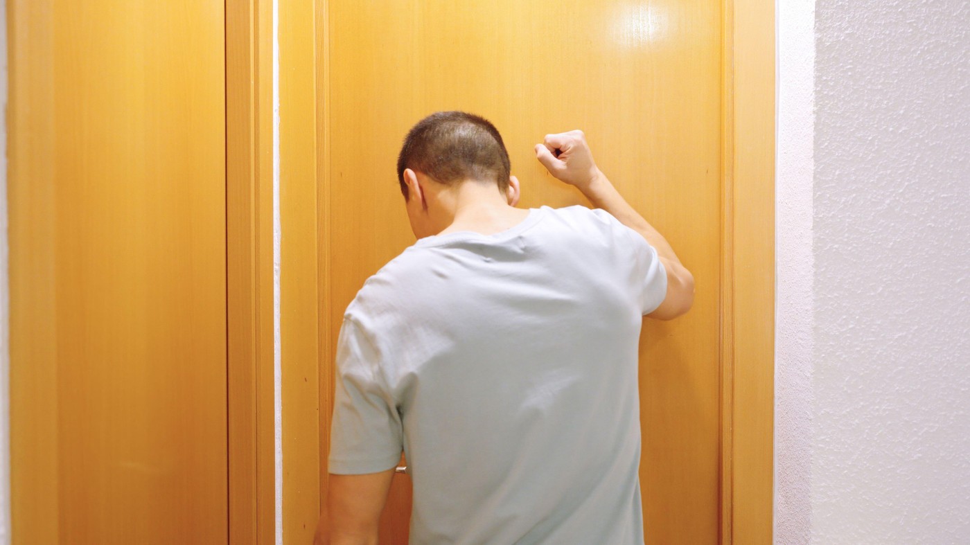 moški trka na vrata