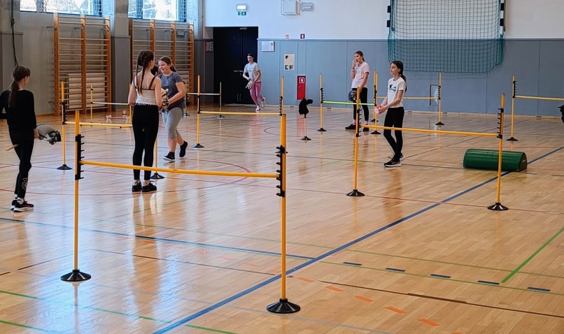 V Ljubljani potekajo hobbyhorsing delavnice dresure in preskakovanja čez celo leto. Foto: Arhiv Hobbyhorsing Slovenija